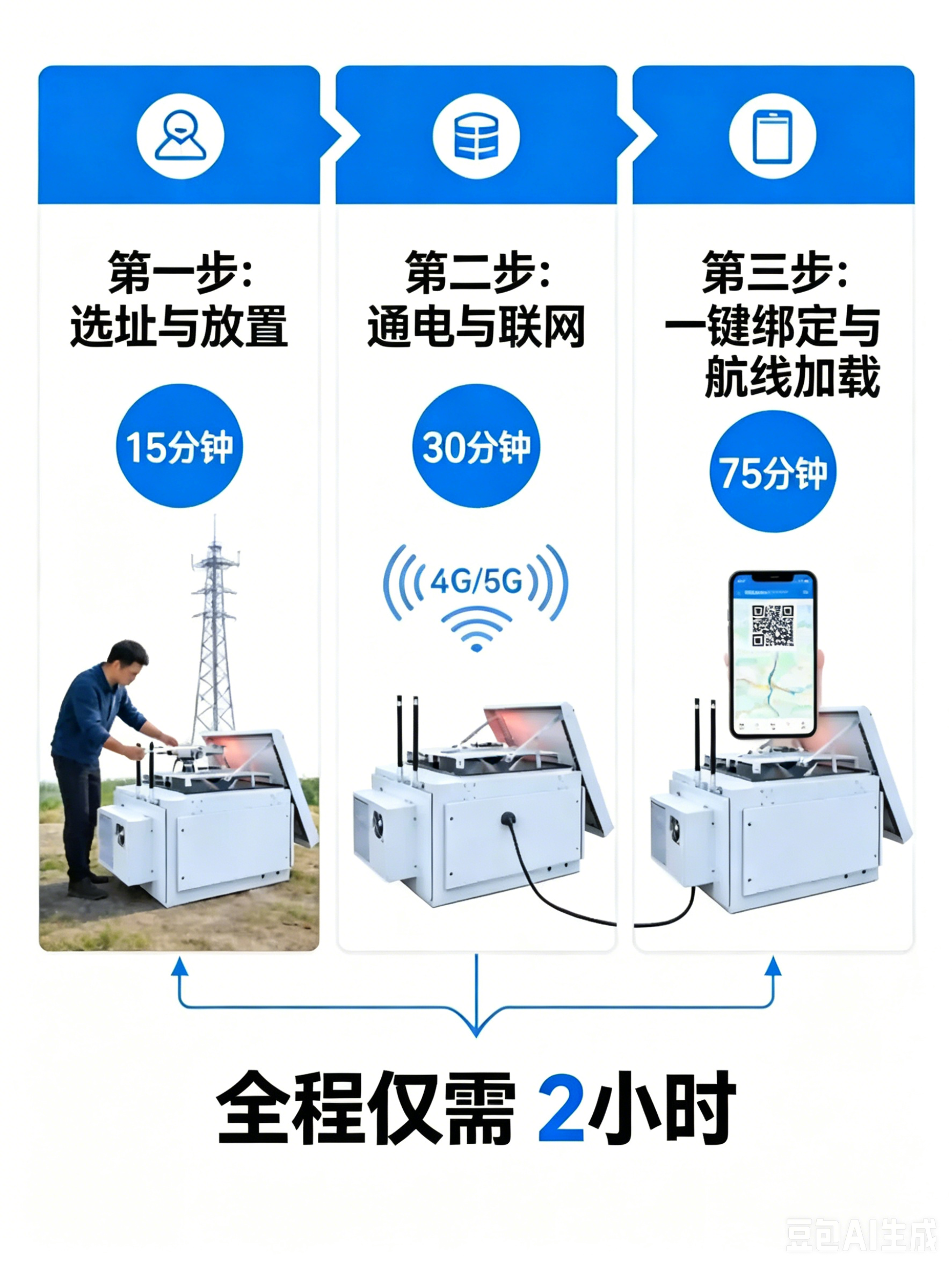 三步流程图