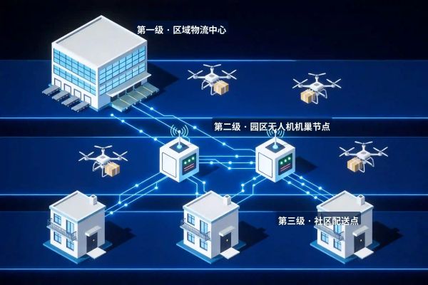 物流行业方案：无人机机场布局最后一公里配送网络